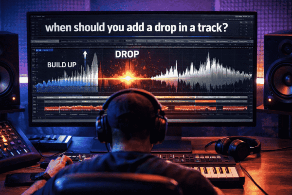 when should you add a drop in a track