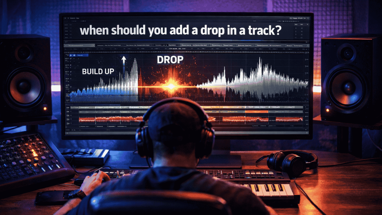 when should you add a drop in a track